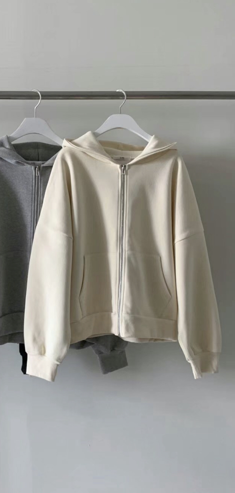 A ONE直郵韓國代購女裝新品24秋冬職業真品衛衣拉鏈兜帽A ONE衛衣圖色3