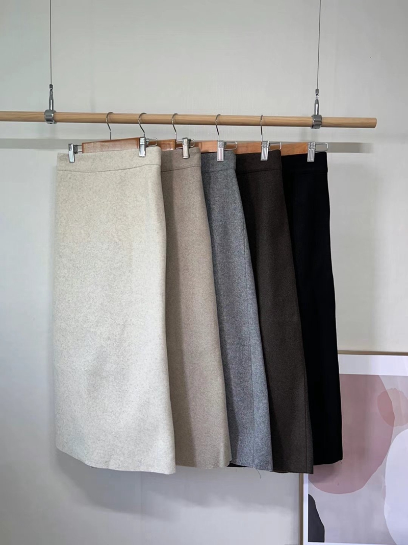 PLACE韓國直郵東大門代購女裝新品職業休閑人氣24秋冬長裙PLACE長裙圖色2左二色