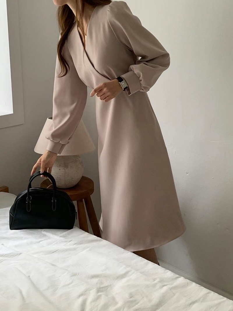 PLACE直郵韓國代購女裝新款時尚職業推薦熱賣24秋冬連衣裙PLACE連衣裙