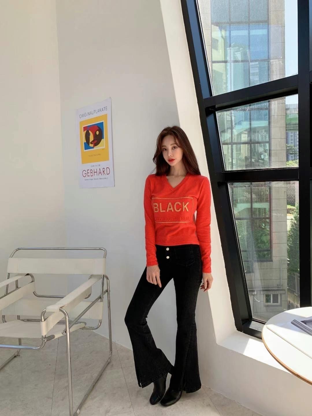 STYLE J-스타일J-T韓國直郵女裝新款推薦真品人氣長袖T恤magie長袖T恤