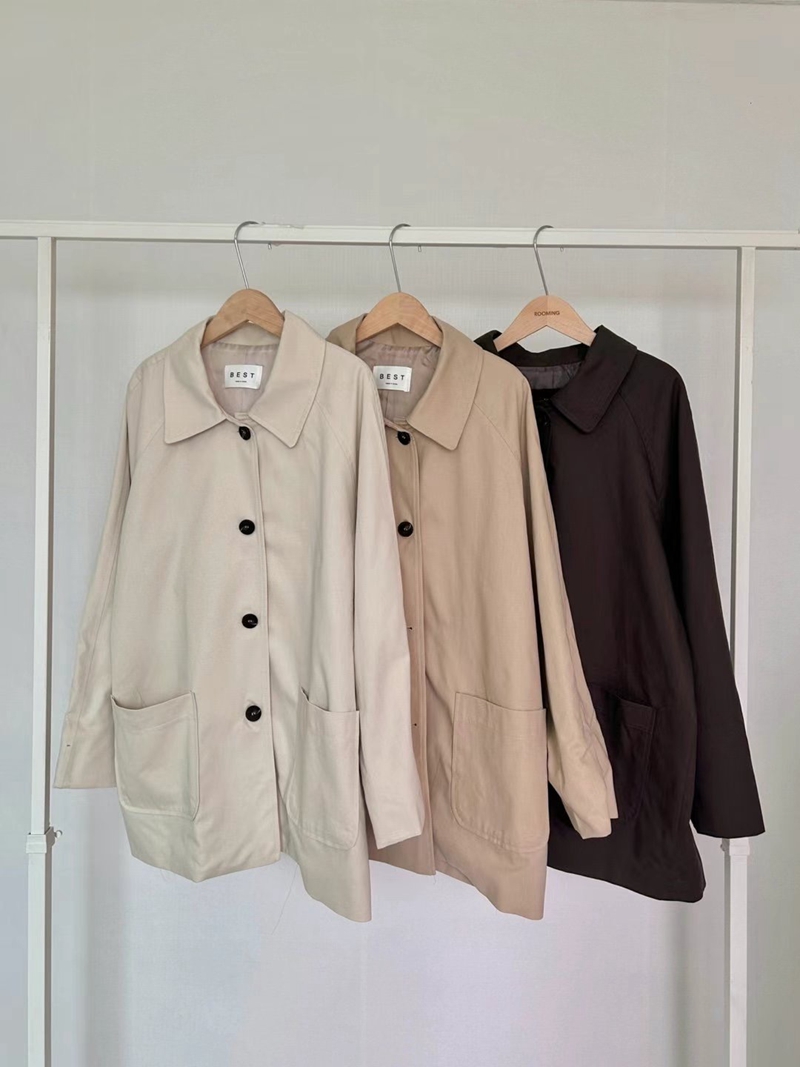 PLACE韓國直郵東大門代購女裝新款人氣休閑職業推薦熱賣夾克PLACE夾克圖色2左二色