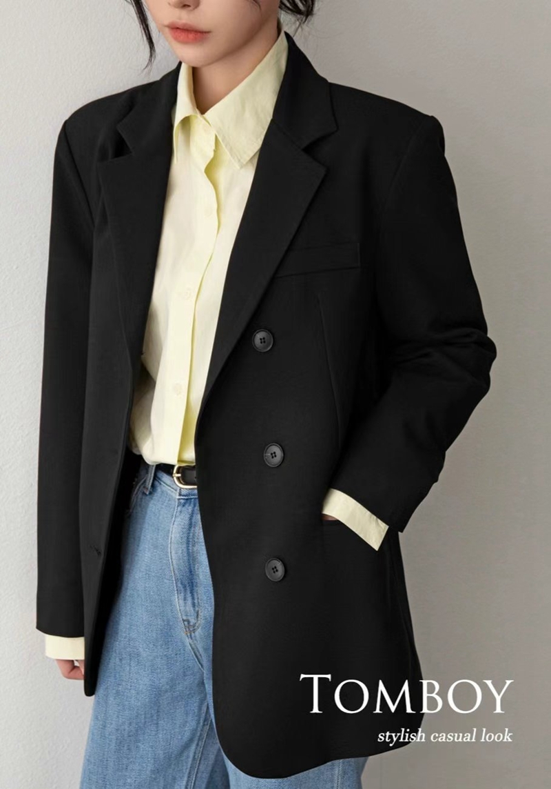 PLACE直郵韓國代購女裝新品職業時尚推薦休閑人氣24秋冬夾克PLACE夾克