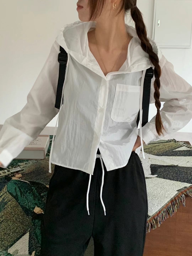 PLACE韓國直郵女裝新款職業熱賣休閑人氣24秋冬襯衫蕾絲衫PLACE襯衫/蕾絲衫圖色1