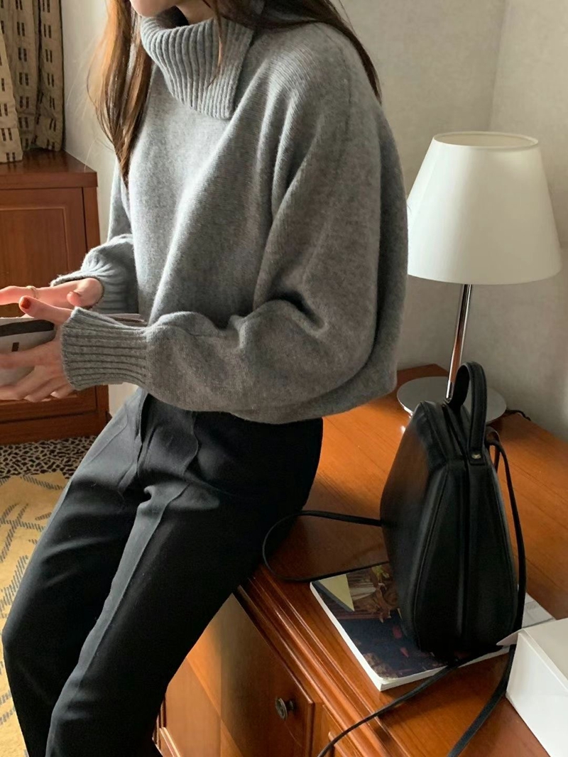 MARID韓國直郵女裝新品人氣職業真品熱賣休閑針織衫短款針織WITHMOON針織衫