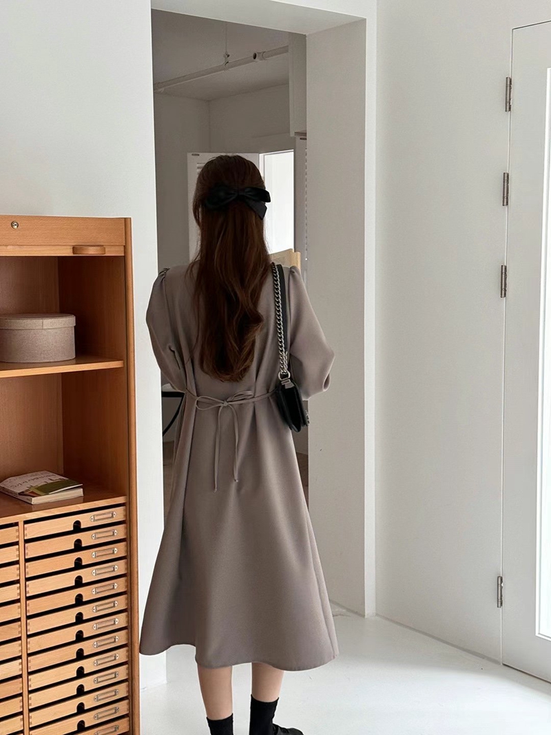 PLACE直郵韓國代購女裝新款熱賣24秋冬推薦職業休閑連衣裙PLACE連衣裙