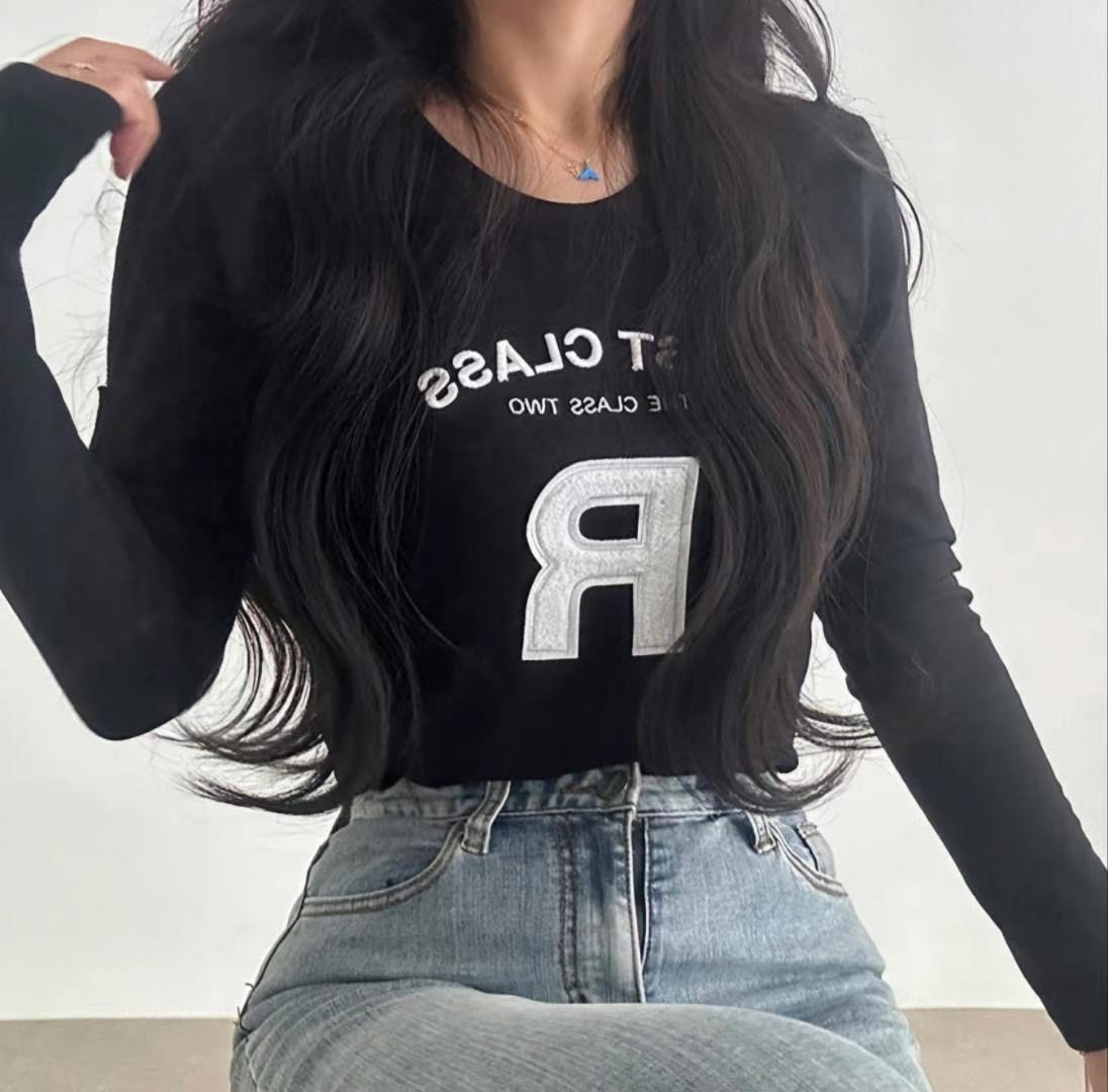 STYLE J-스타일J-T韓國直郵女裝新品推薦真品時尚長袖T恤magie長袖T恤圖色1