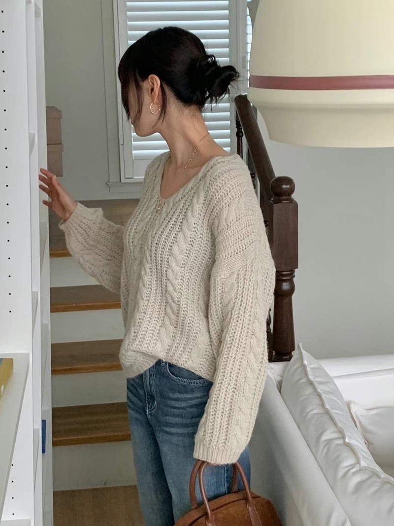 PLACE直郵韓國代購女裝新款職業24秋冬熱賣真品時尚推薦毛衣PLACE毛衣