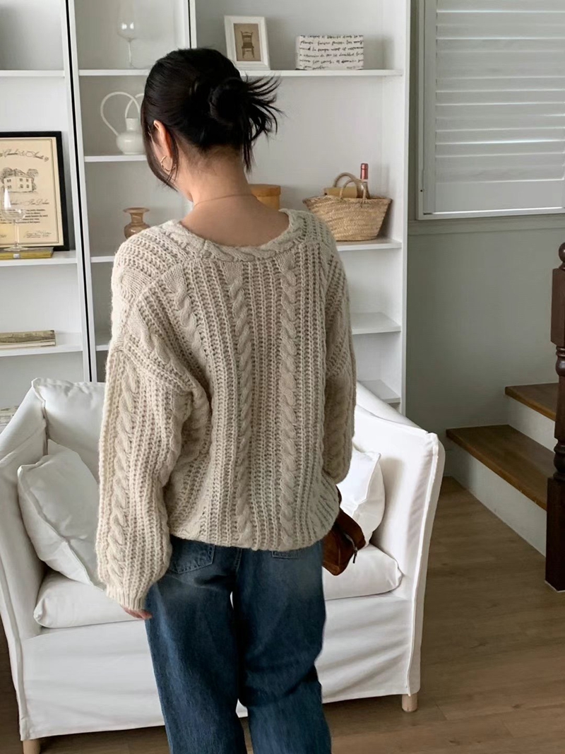 PLACE直郵韓國代購女裝新款職業24秋冬熱賣真品時尚推薦毛衣PLACE毛衣