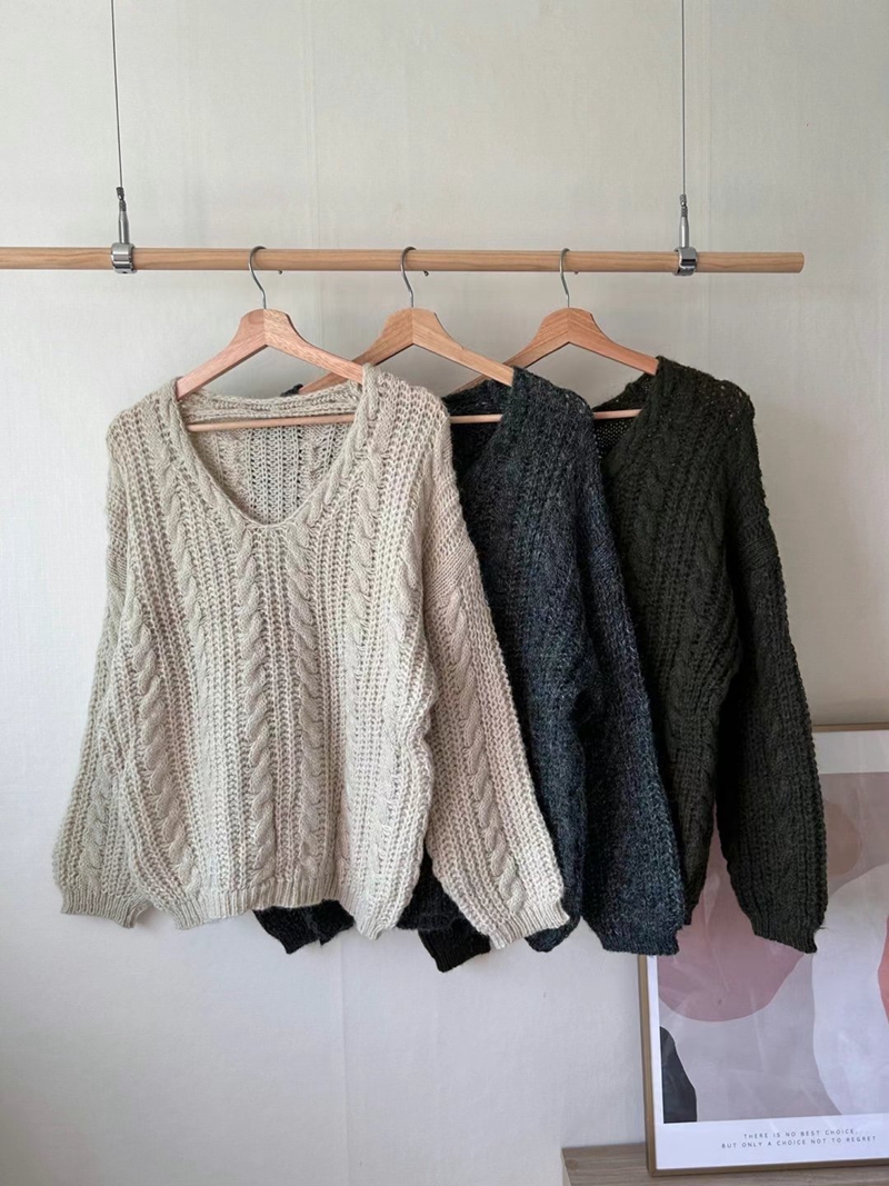 PLACE直郵韓國代購女裝新款職業24秋冬熱賣真品時尚推薦毛衣PLACE毛衣圖色2左二色