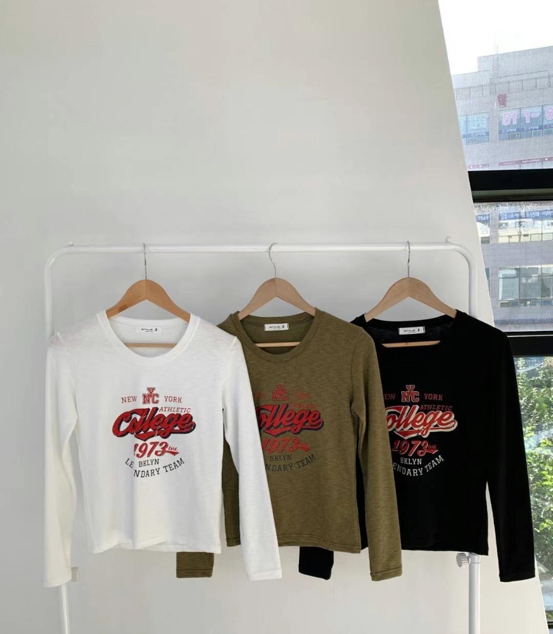 STYLE J-스타일J-T韓國直郵女裝新品時尚推薦人氣長袖T恤magie長袖T恤