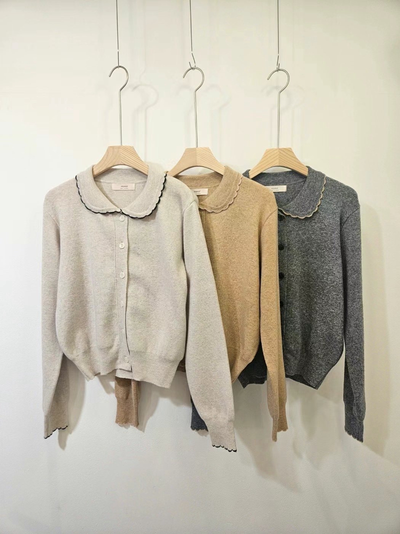 MARID直郵韓國代購女裝新品時尚人氣推薦職業真品針織衫開衫WITHMOON針織衫圖色2左二色