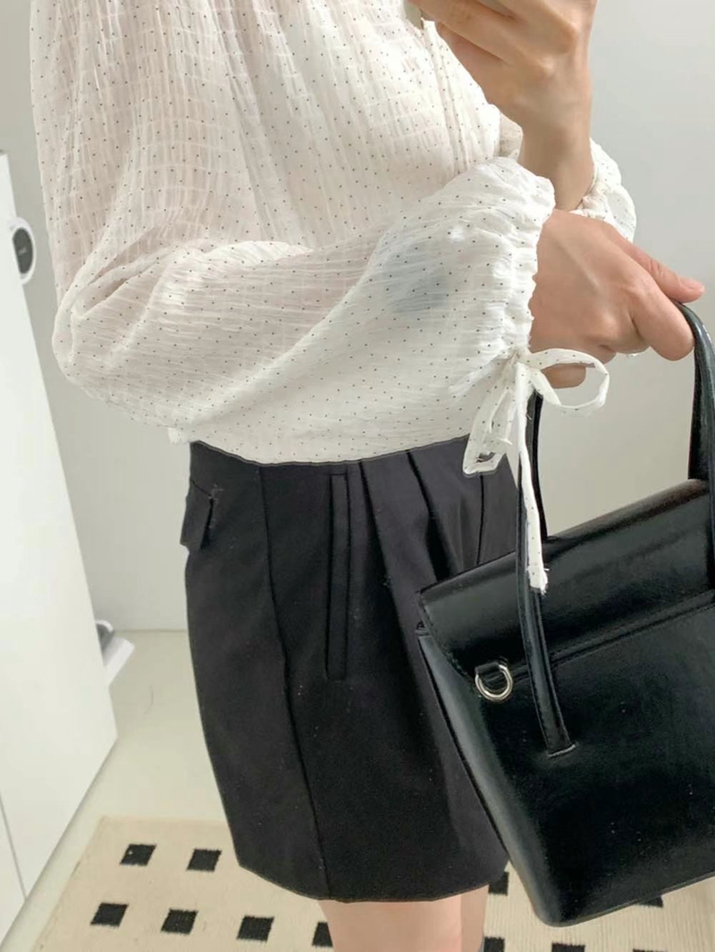 MARID韓國直郵東大門代購女裝新款24秋冬推薦休閑襯衫蕾絲衫WITHMOON襯衫/蕾絲衫