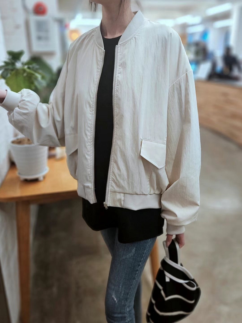 MARID韓國直郵東大門實拍女裝新品熱賣真品職業時尚夾克喇叭WITHMOON夾克圖色2