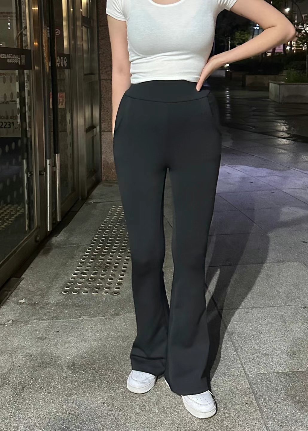 제이어페럴直郵韓國代購女裝新款人氣職業24秋冬休閑褲喇叭JAPPAREL休閑褲