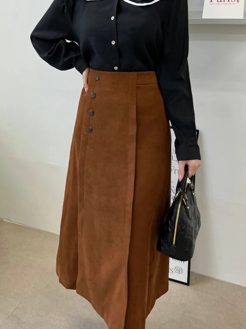 MARID韓國直郵東大門代購女裝新款時尚人氣熱賣職業24秋冬長裙WITHMOON長裙圖色3