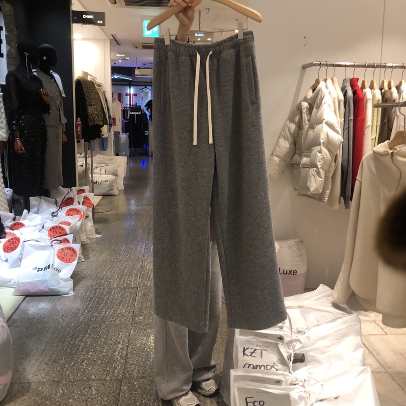 MAJDAN韓國直郵東大門代購女裝新款推薦休閑褲加絨羊毛拉絨MAJDAN休閑褲圖色2