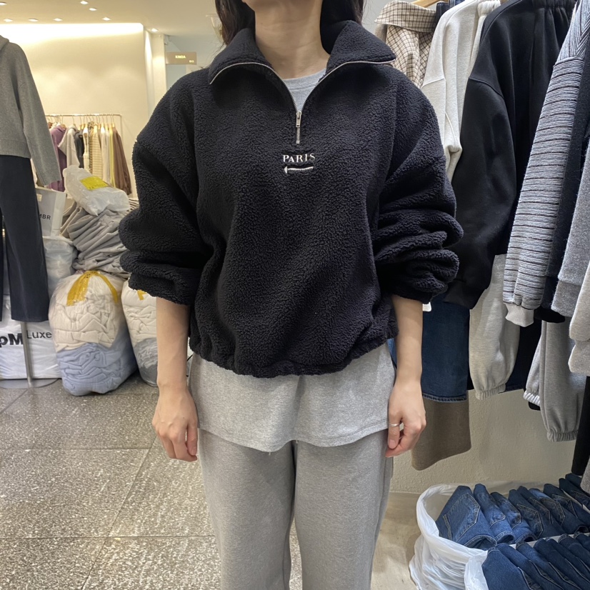 Terrace韓國直郵女裝新款時尚24秋冬人氣休閑熱賣衛衣拉鏈TERRACE衛衣圖色2