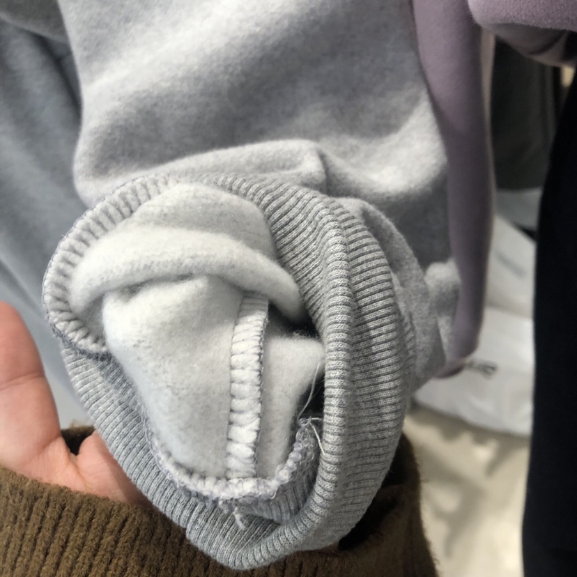 FAR韓國直郵東大門實拍女裝新品人氣24秋冬職業衛衣加絨拉絨X-MOOD衛衣