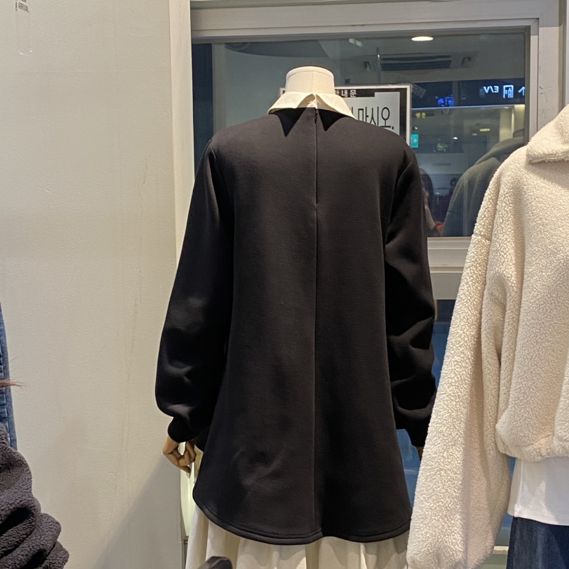 Terrace韓國直郵東大門代購女裝新品24秋冬連衣裙加絨拉絲TERRACE連衣裙