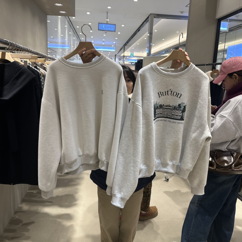 But ton/BOUTIQUE SEOUL-P韓國直郵女裝新款職業衛衣里外穿But ton/BOUTIQUE SEOUL衛衣