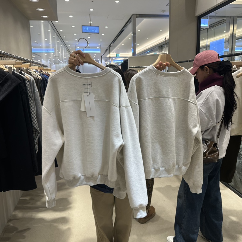 But ton/BOUTIQUE SEOUL-P韓國直郵女裝新款職業衛衣里外穿But ton/BOUTIQUE SEOUL衛衣