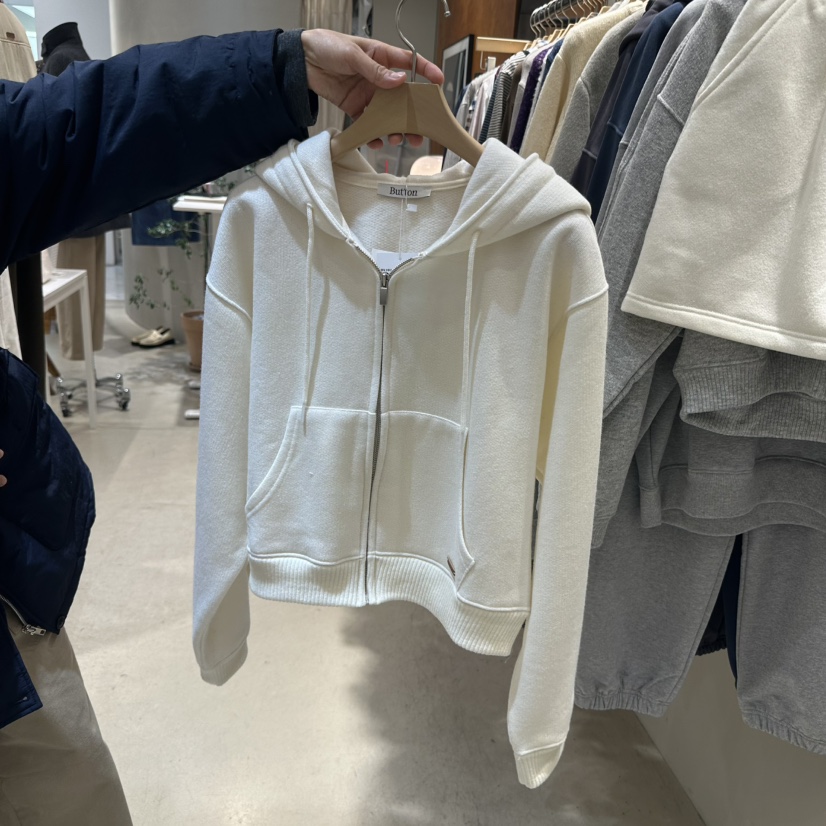 But ton/BOUTIQUE SEOUL-P韓國直郵東大門代購女裝新款休閑衛衣羊毛兜帽But ton/BOUTIQUE SEOUL衛衣