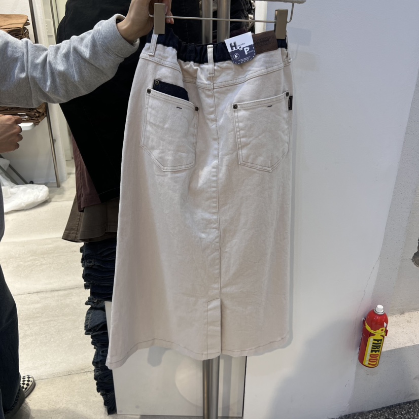 POCKET-Q韓國直郵女裝新款真品24秋冬職業人氣半身裙中短裙POCKET-Q半身裙/中短裙