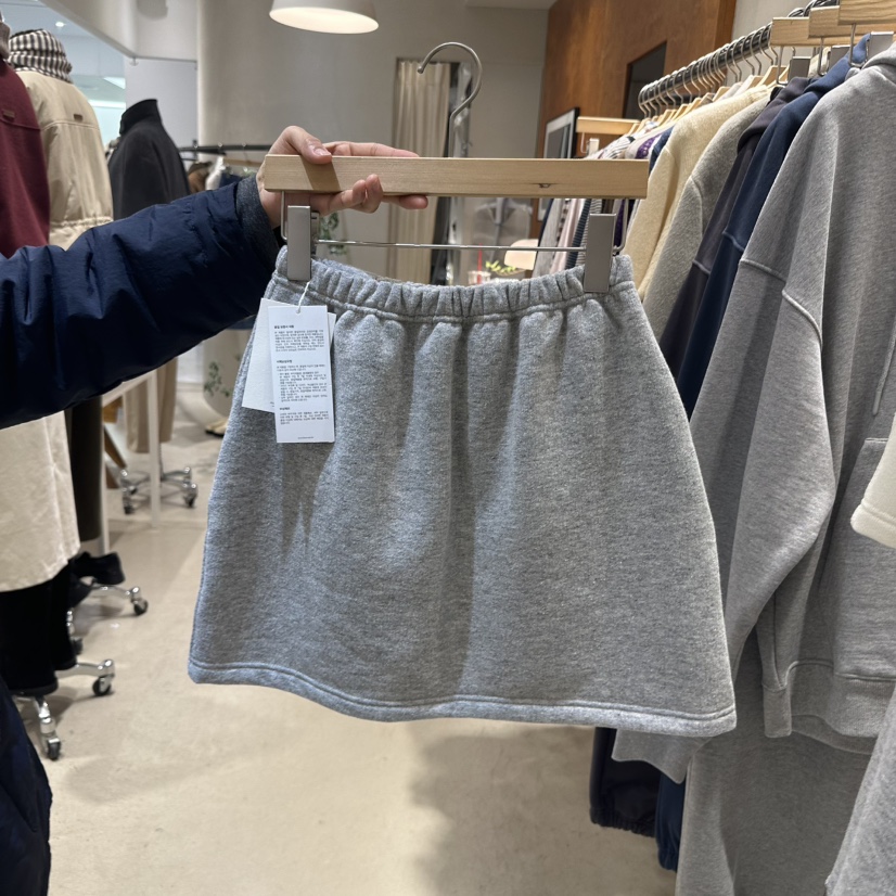 But ton/BOUTIQUE SEOUL-P直郵韓國代購女裝新款職業短裙羊毛But ton/BOUTIQUE SEOUL短裙