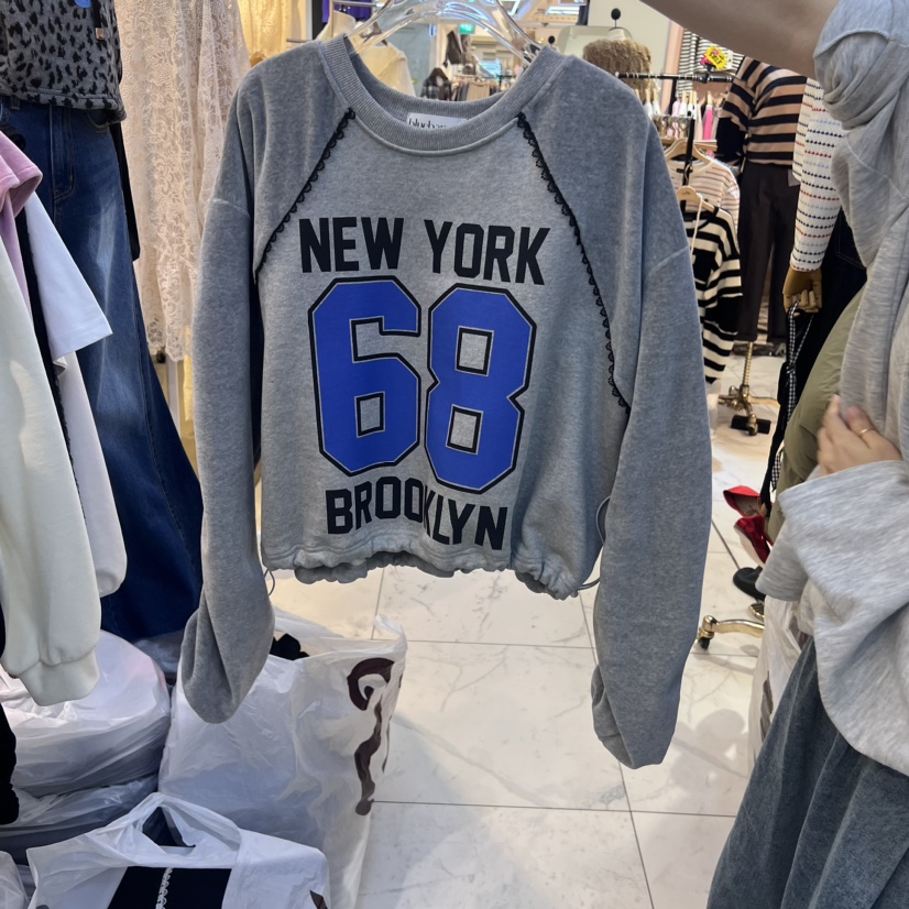 Blue Banana韓國直郵東大門代購女裝新款人氣職業衛衣不加絨BLUE BANANA衛衣圖色2