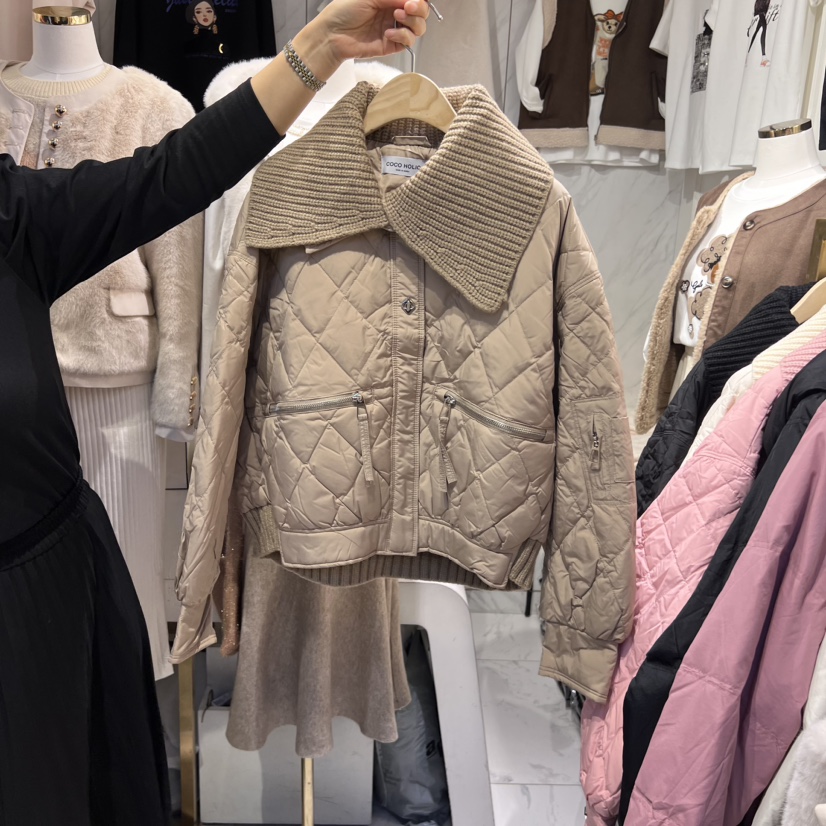 COCO HOLIC韓國直郵女裝新款熱賣職業推薦時尚短款羽絨服鴨絨COCO HOLIC短款羽絨服圖色3