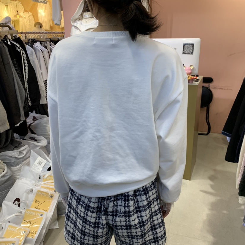 MARILYN直郵韓國代購女裝新款休閑熱賣推薦職業真品衛衣不加絨MARILYN衛衣