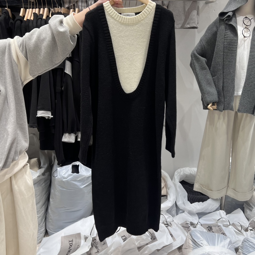 KIRA-Q直郵韓國代購女裝新款職業休閑時尚人氣熱賣真品連衣裙KIRA-Q連衣裙圖色2