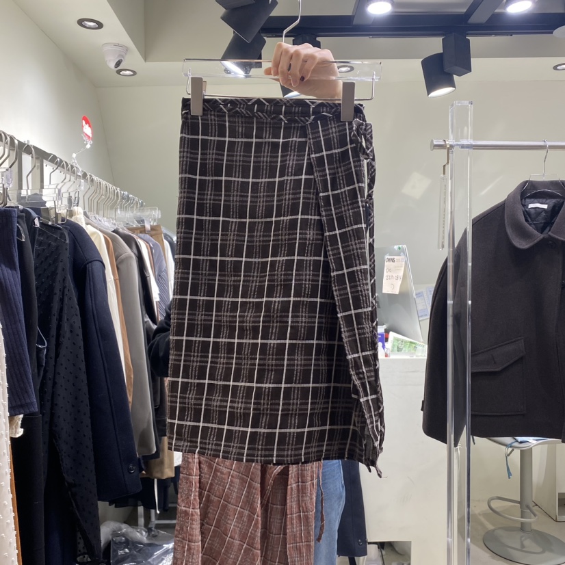 OWNS直郵韓國代購女裝新款24秋冬推薦職業休閑半身裙中短裙OWNS半身裙/中短裙圖色3