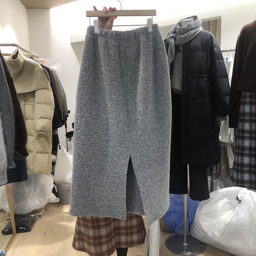MARANT韓國直郵東大門代購女裝新款時尚半身裙中短裙羊毛羊駝毛MARANT半身裙/中短裙