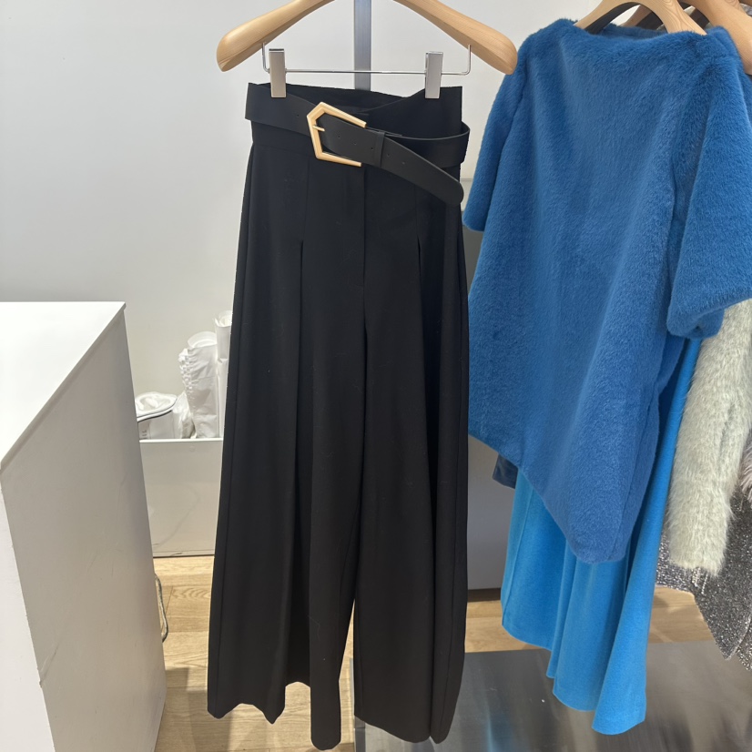VAN NZILL韓國直郵東大門實拍女裝新品休閑時尚休閑褲含腰帶VAN NZILL休閑褲圖色2