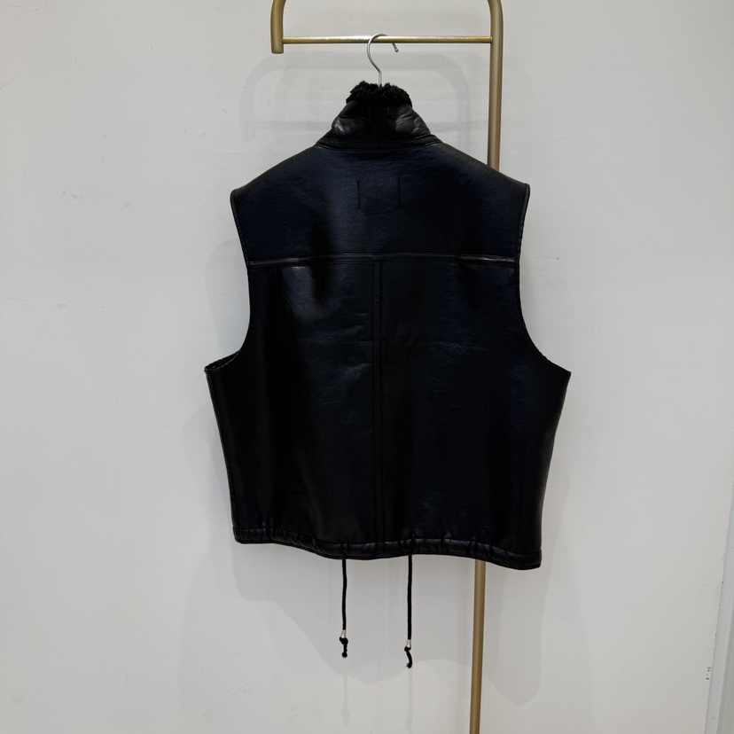 空直郵韓國代購女裝新款推薦休閑時尚人氣熱賣真品馬甲皮革CRESCENT-男裝馬甲