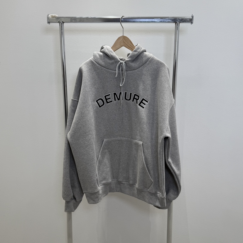 空直郵韓國代購女裝新款休閑人氣24秋冬時尚衛衣拉絨連帽CRESCENT-男裝衛衣圖色1