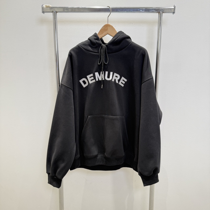 空直郵韓國代購女裝新款休閑人氣24秋冬時尚衛衣拉絨連帽CRESCENT-男裝衛衣圖色2