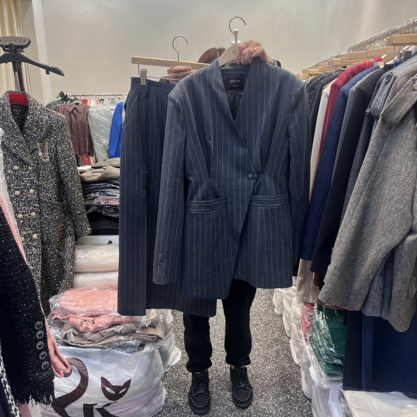 RIJINA直郵韓國代購女裝新品休閑人氣24秋冬職業長裙羊毛RIJINA長裙