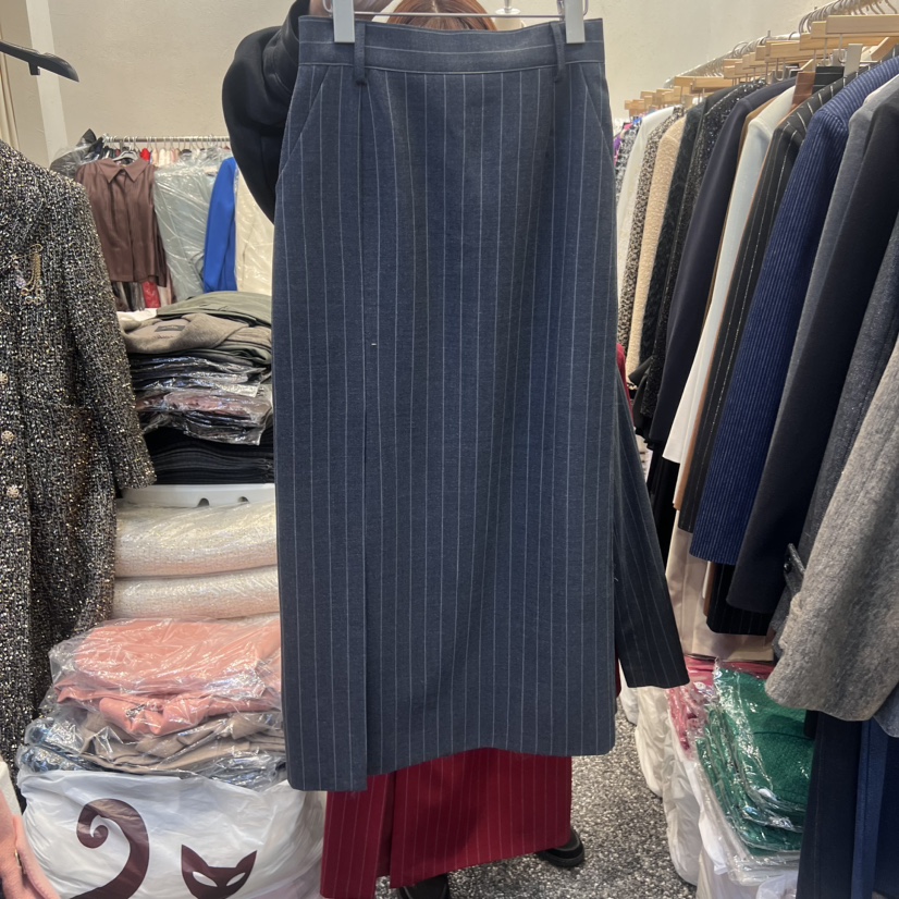 RIJINA直郵韓國代購女裝新品休閑人氣24秋冬職業長裙羊毛RIJINA長裙圖色2