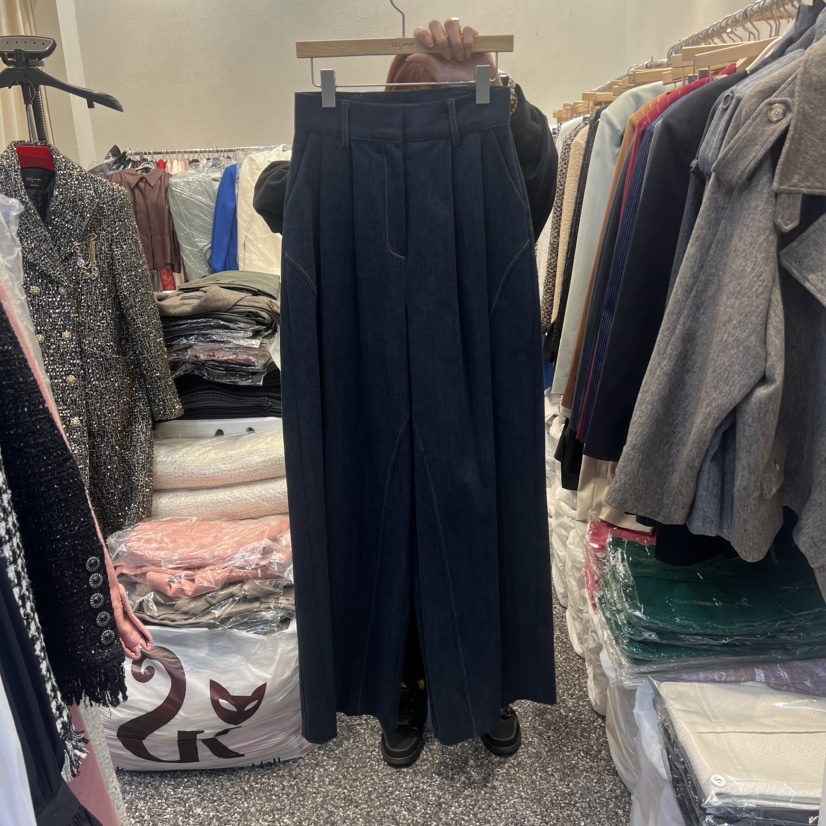 RIJINA直郵韓國代購女裝新品職業熱賣推薦真品24秋冬牛仔褲RIJINA牛仔褲圖色2
