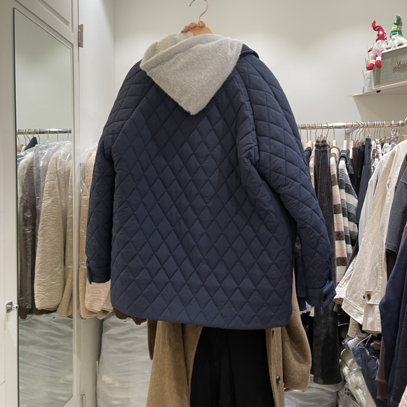 BARAMI韓國直郵東大門代購女裝新品推薦職業真品時尚短款棉服LOVE SOME短款棉服