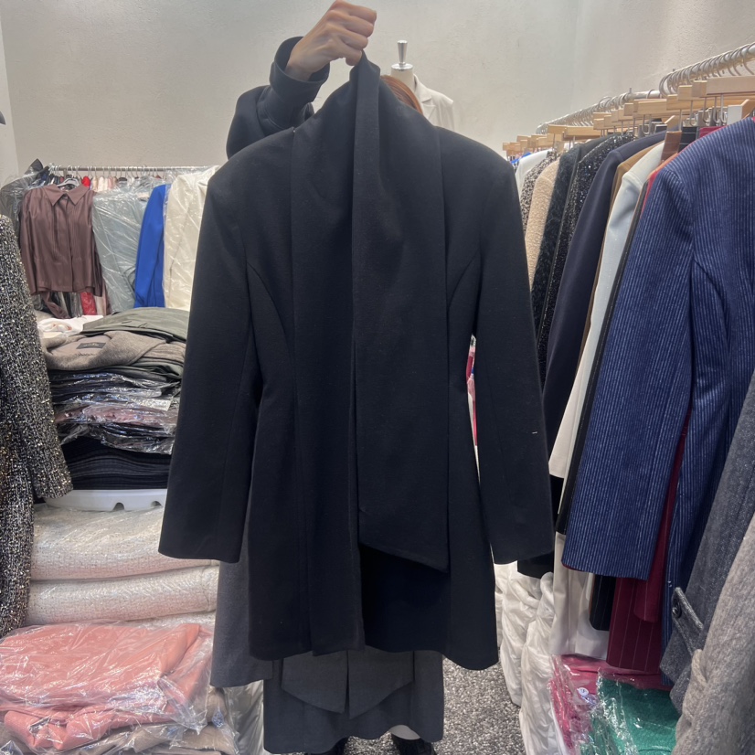 RIJINA直郵韓國代購女裝新品休閑人氣職業熱賣連衣裙含圍巾RIJINA連衣裙圖色3