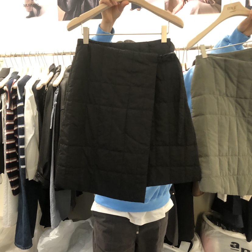 MURMUR直郵韓國代購女裝新款休閑真品時尚人氣職業短裙填充MUSHROOM EFFECT短裙圖色2