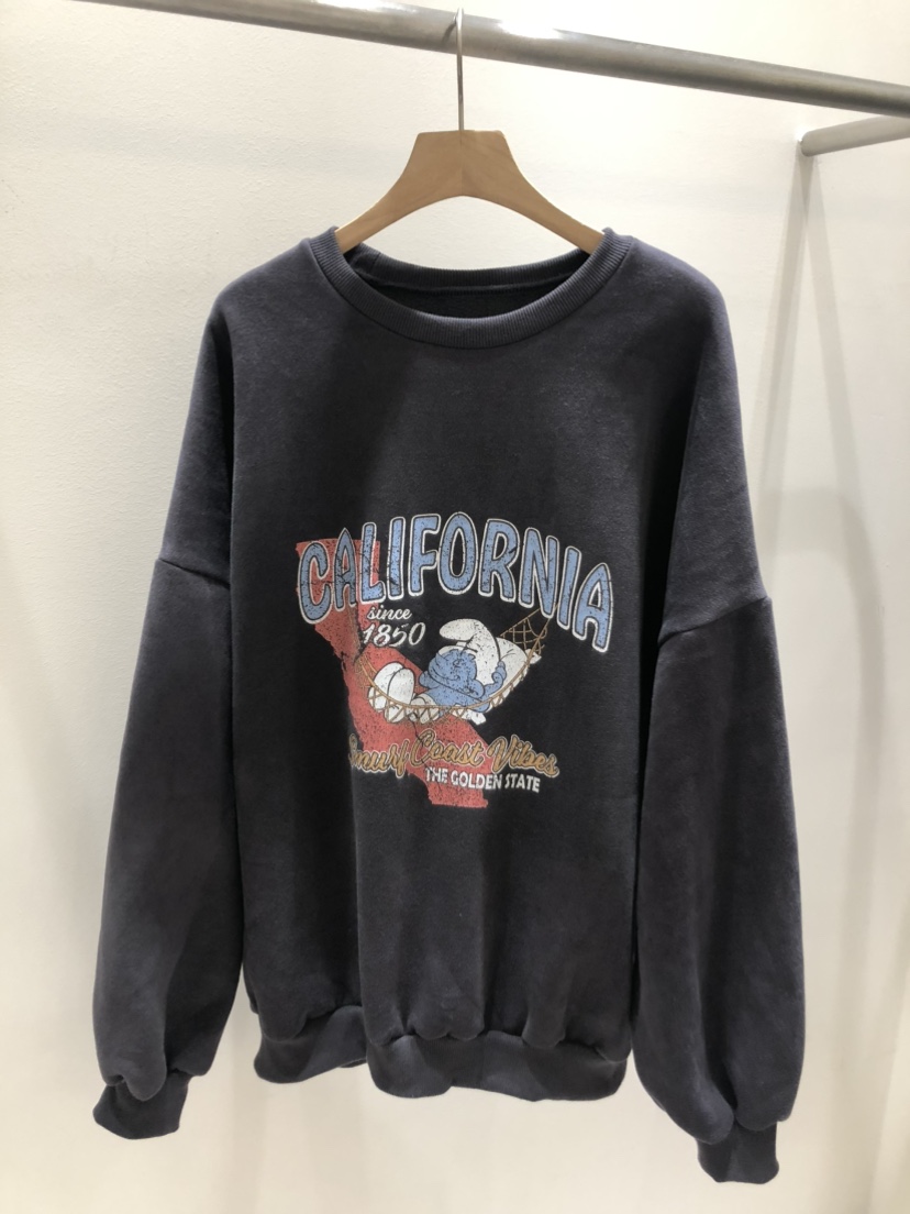 ir bien-P韓國代購女裝新品人氣時尚職業休閑衛衣加絨羊毛ir bien-P衛衣圖色2