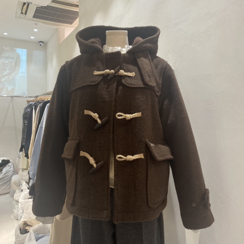 VENICE韓國代購女士新款熱賣人氣職業休閑推薦時尚短款大衣VENICE短款大衣圖色2