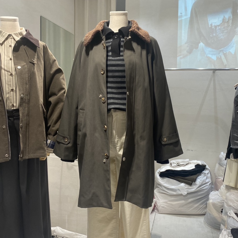 VENICE東大門代購女裝新款真品熱賣推薦職業休閑中長款大衣鴨VENICE中長款大衣圖色1