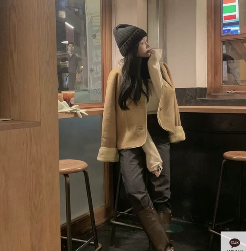 REBORN韓國直郵女士新品熱賣真品休閑24秋夏職業時尚夾克REBORN夾克