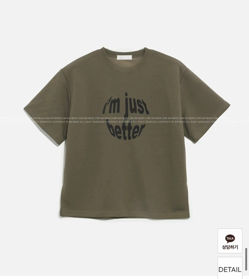 REBORN韓國代購女士新款24秋夏人氣職業時尚熱賣真品休閑T恤REBORNT恤圖色1