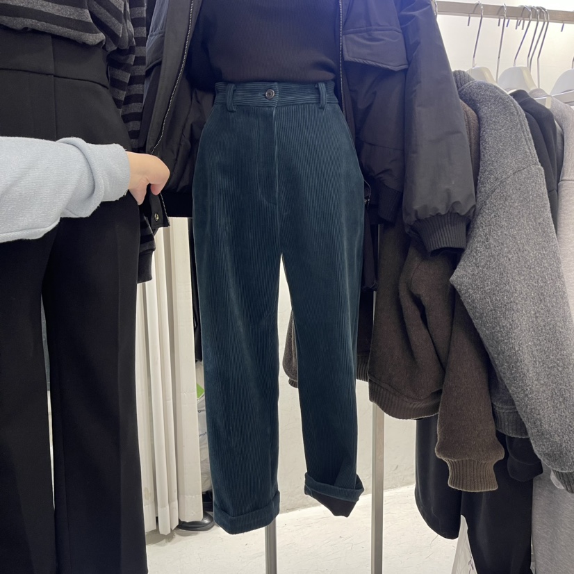 URBANE cloth韓國代購女裝新品熱賣人氣時尚休閑休閑褲加絨TRUE休閑褲圖色3